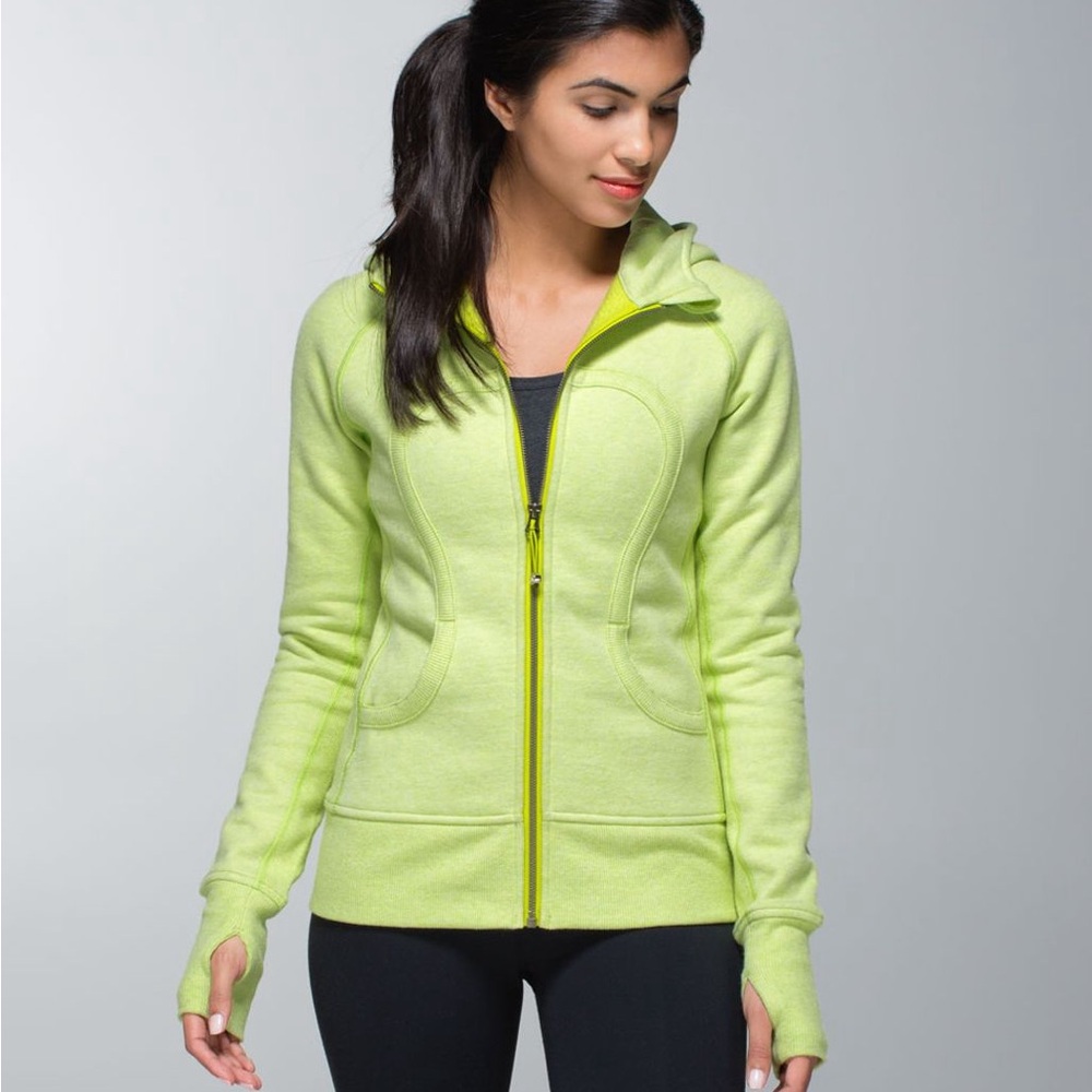 Lululemon Scuba Hoodie - Heathered Citron - Small